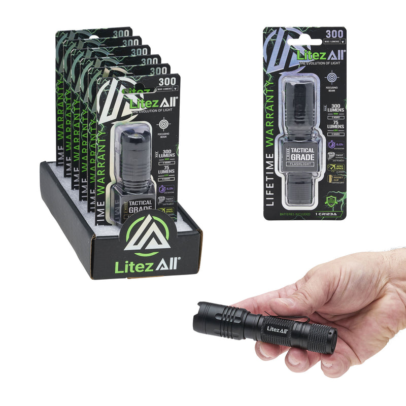 20985 - LA-300FL-6/24 LitezAll 400 Lumen Tactical Flashlight