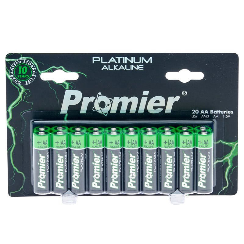 21913-4/16 P-AA20-4/16 Promier® AA Platinum Alkaline Battery 20 Pack