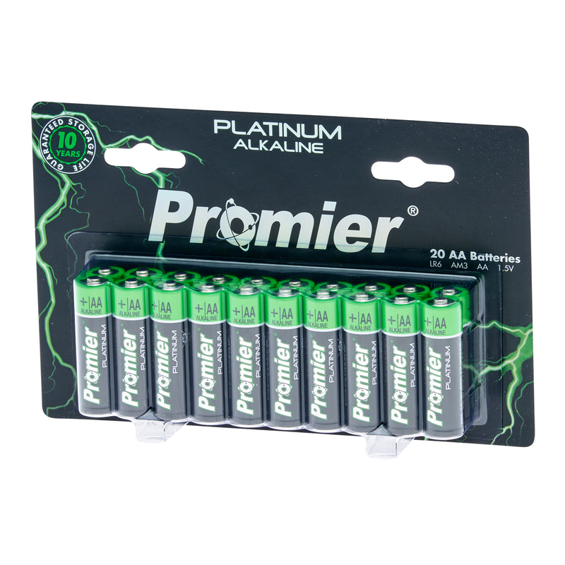 21913-4/16 P-AA20-4/16 Promier® AA Platinum Alkaline Battery 20 Pack
