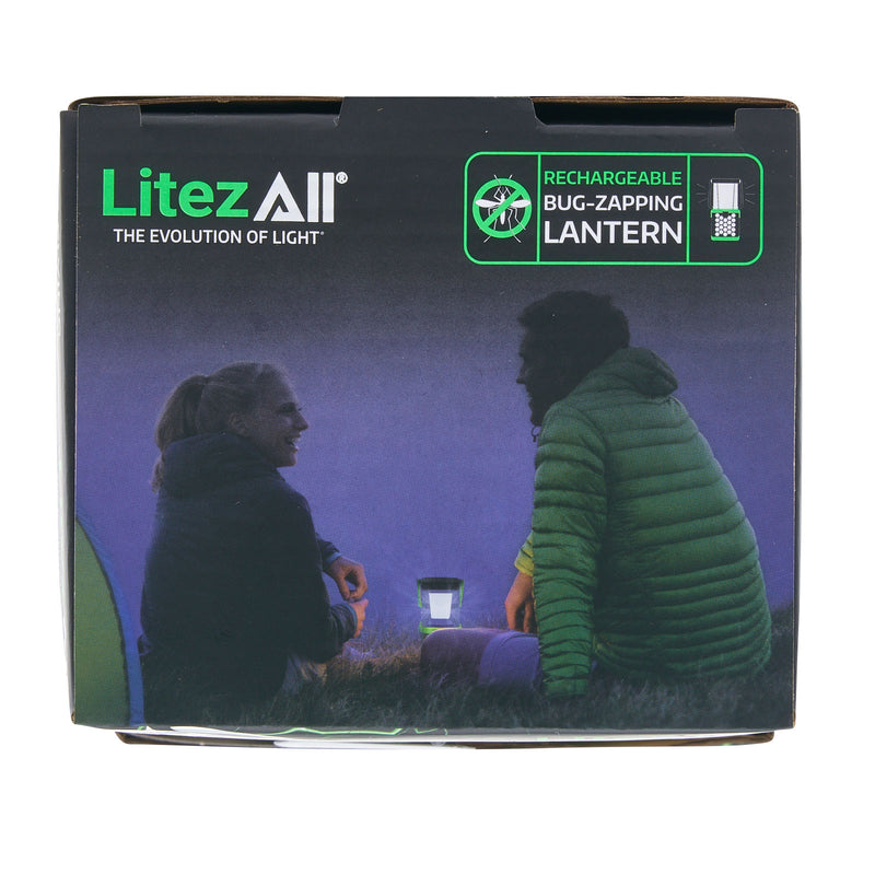 24228-6/12 -LA-MOSLAN-6/12 LitezAll Rechargeable Bug Zapping Lantern