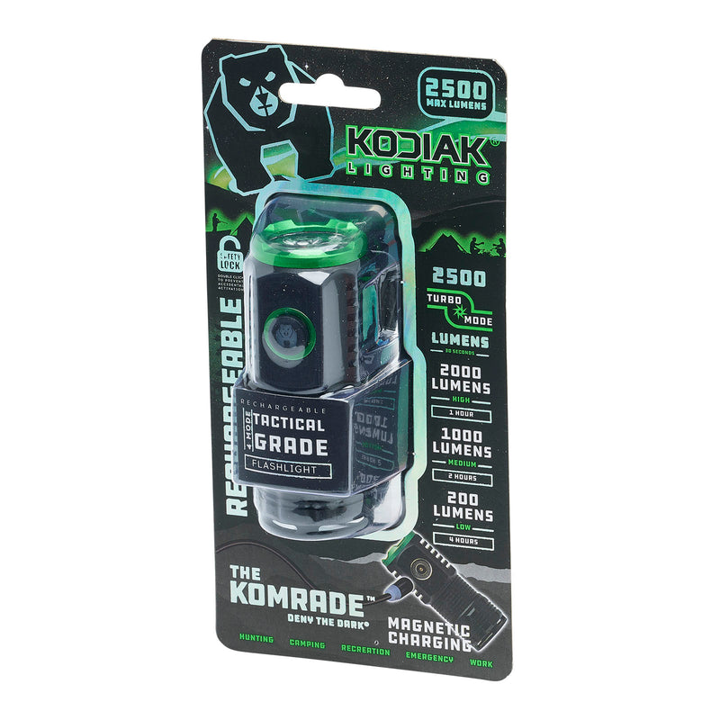 25966 - K-KOMRADE-6 Kodiak® Komrade® 2500 Lumen Compact Rechargeable Tactical Flashlight