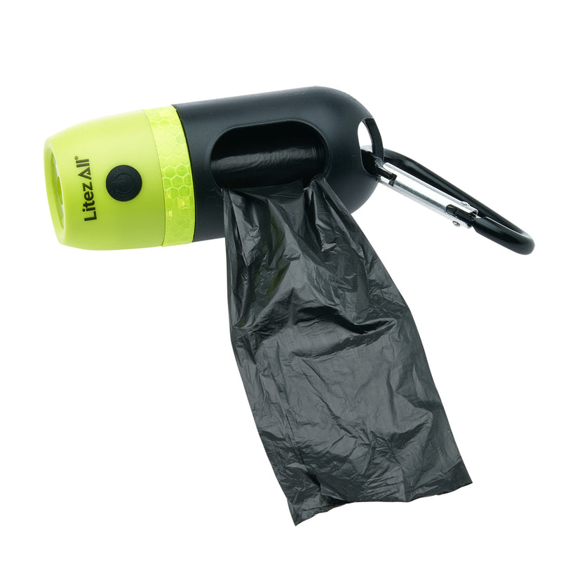 LitezAll Doggy Pooh Bag Rechargeable Light