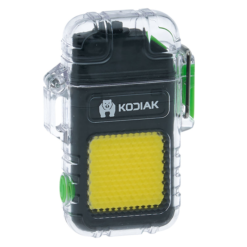 27496 - Kodiak Mini Rechargeable Plasma Lighter w/ COB LED Task Light