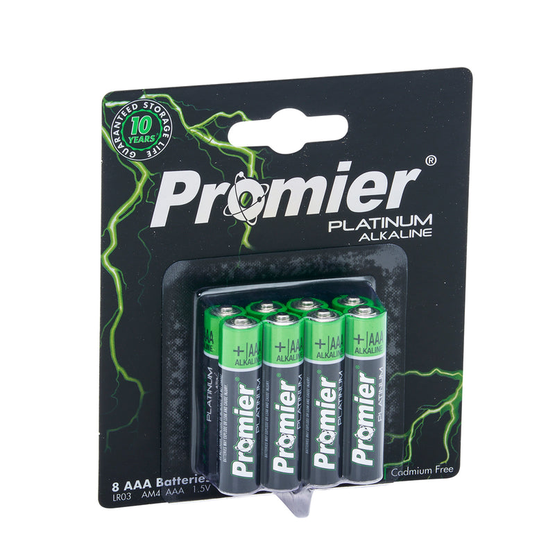 27557 - LR03-BP8-12/96 Promier® AAA Pack 8 Alkaline