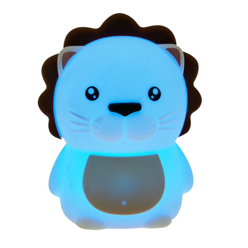 27670 - LA-LION-3 LitezAll Lion Squishable Color Changing Silicone Lantern