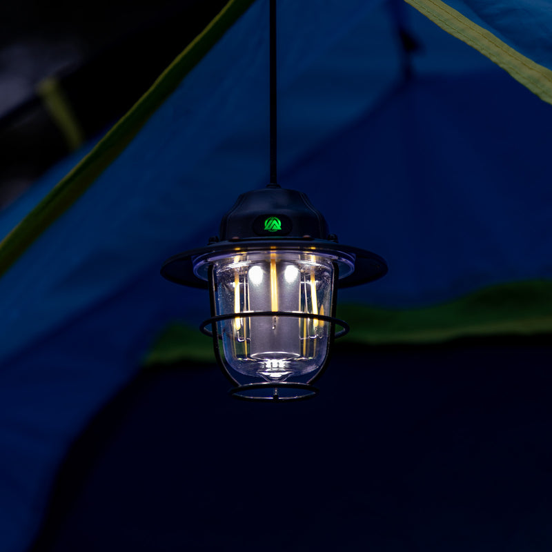 27939 - PNCNLAN-4 LitezAll Rechargeable Pine Cone Lantern 4 Light Modes