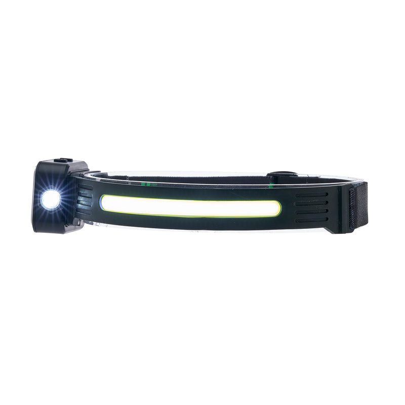 28073 - LA-COBFXHL-8-24 LitezAll Briteband® Low Profile Silicone Low Profile Headlamp with Inspection Light