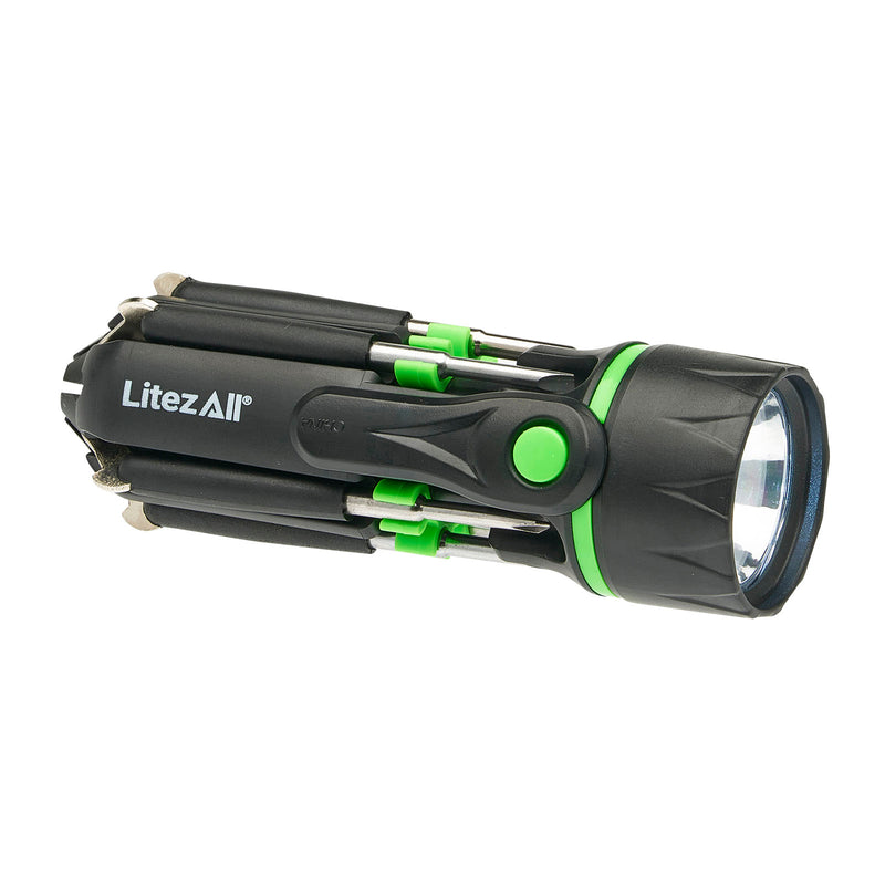 20121-9/36 - LA-8IN1-9/36 LitezAll LED Flashlight with 7 Screwdrivers