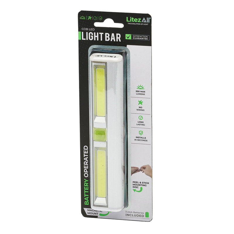 21005 - LA-COBCABAL-10/40 LitezAll 200 Lumen Wireless COB LED Light Bar