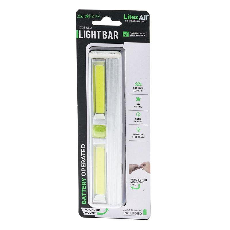 21005-6/12 - LA-COBCABAL-6/12 LitezAll 200 Lumen Wireless COB LED Light Bar