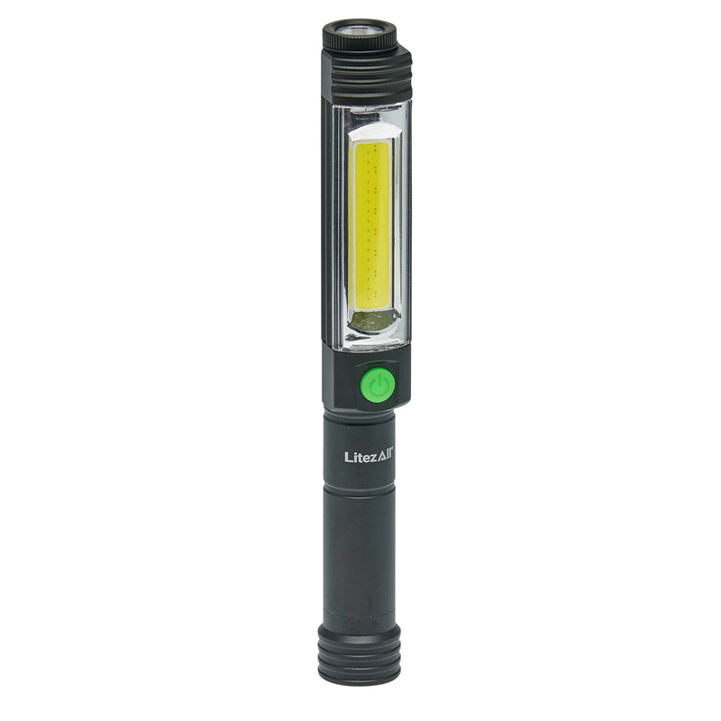 21029 - LA-TSK-8/32 LitezAll 400 Lumen COB LED Jumbo Pen Light with Task Light