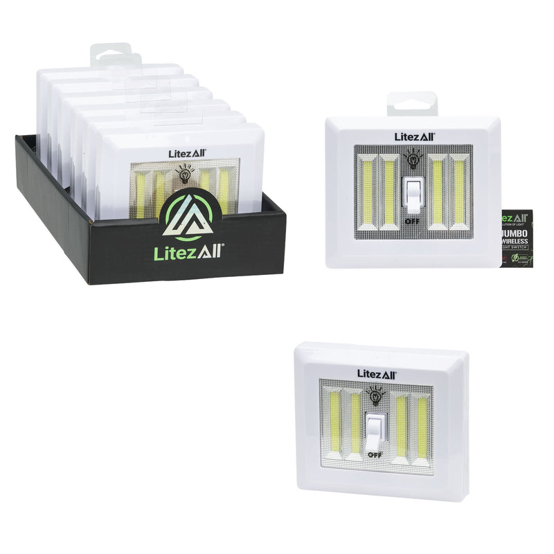 LitezAll Jumbo Wireless Light Switch - LitezAll
