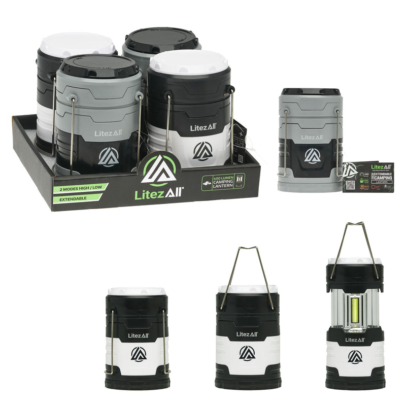 LitezAll Extendable COB LED Lantern - LitezAll
