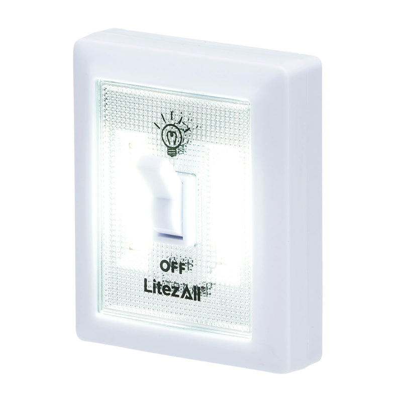 21852 - LA-MINISWx4-6 LitezAll COB LED Mini Light Switch 4 Pack