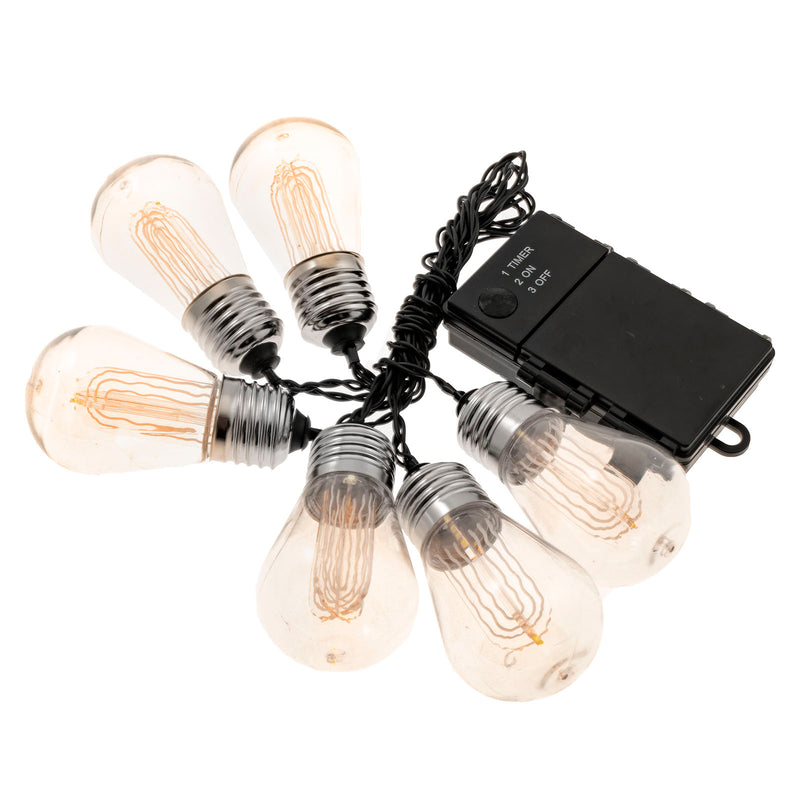 22347 - LA-ST14Bx6-24 LitezAll LED Edison Bulb 6 Piece String Lights