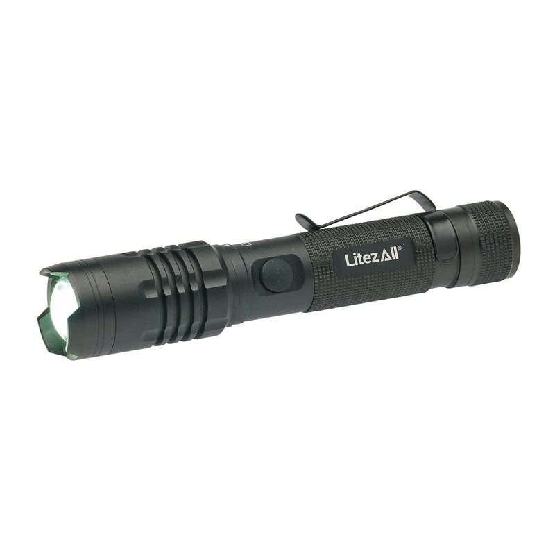 22668 - LA-1000RFL-6-12 LitezAll 1000 Lumen Rechargeable Tactical Flashlight