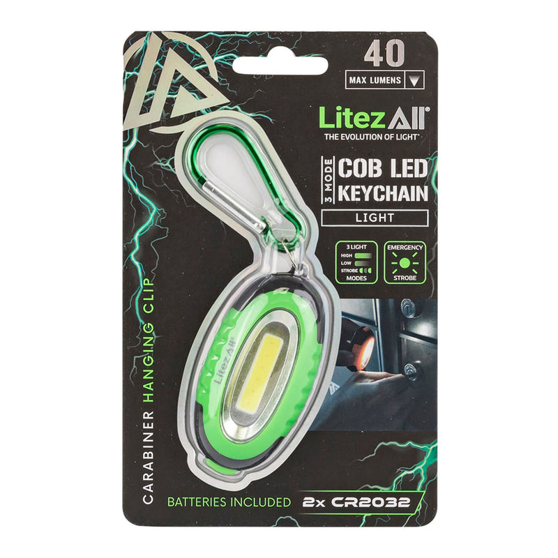 22743 - LA-COBKEYCLM-16/64 LitezAll COB LED Keychain Light