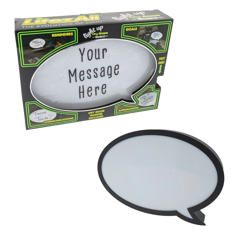 22958 - LA-BBLBRD-6-12 LitezAll Illuminated Dry Erase Message Board