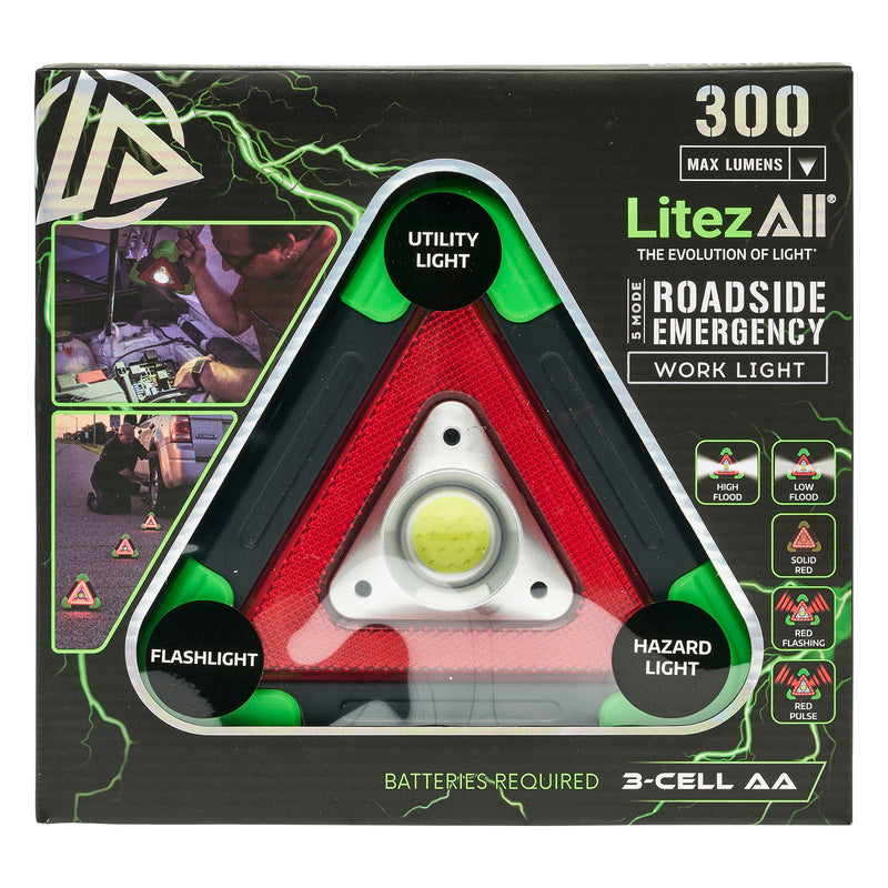 23917 - LA-ERWORK-6/12 LitezAll Triangle Emergency and Utility Light