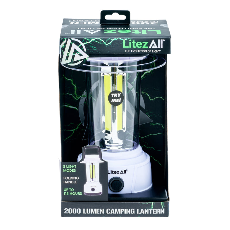 LitezAll 2000 Lumen Lantern - LitezAll