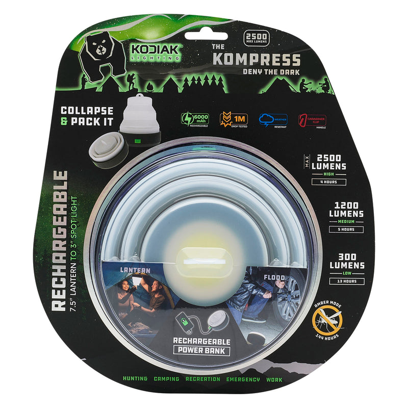 24167 - K-KOMPRESS-4/8 Kodiak® Kompress Rechargeable Pop Up Lantern