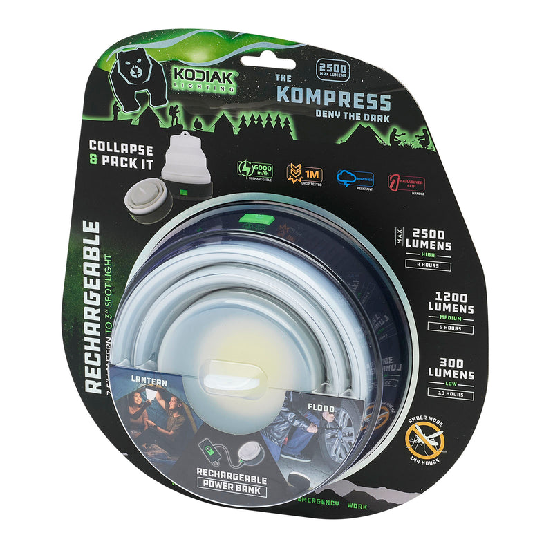 24167 - K-KOMPRESS-4/8 Kodiak® Kompress Rechargeable Pop Up Lantern
