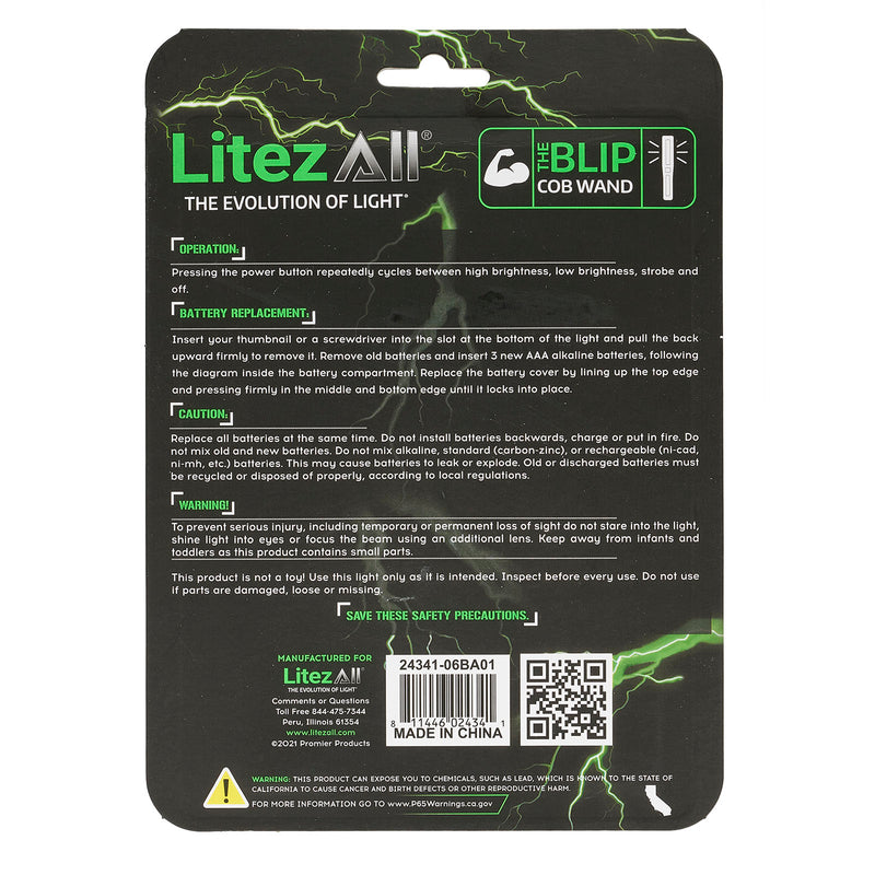 24341 - LA-BLIPx4-12 LitezAll COB LED Blip Compact Work Light 4 Pack
