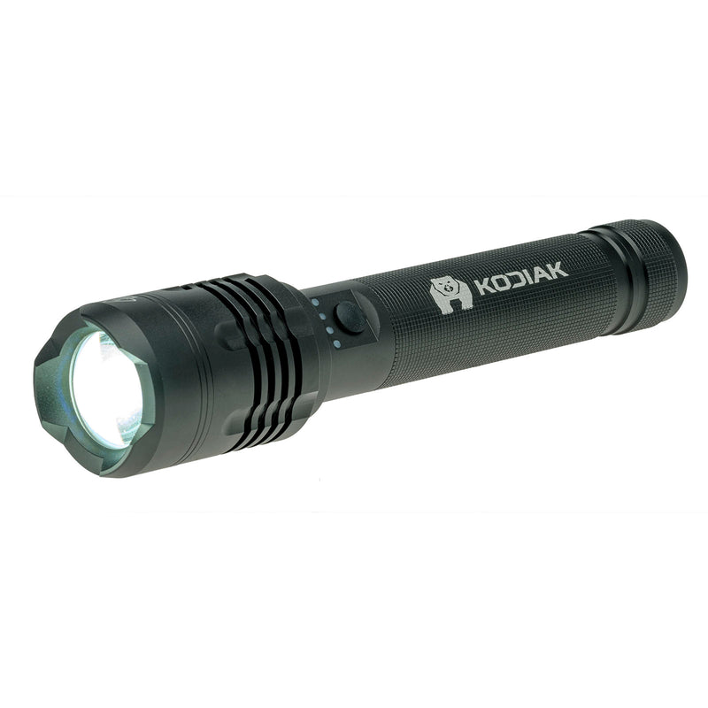 6000 Lumen Rechargeable Waterproof Twist Focus LED Flashlight with