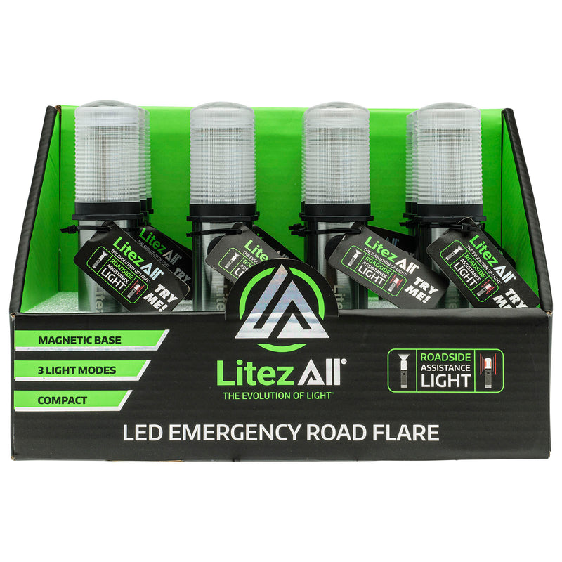 24679 - LA-RDFLR-12/24 LitezAll COB LED Emergency Road Flare