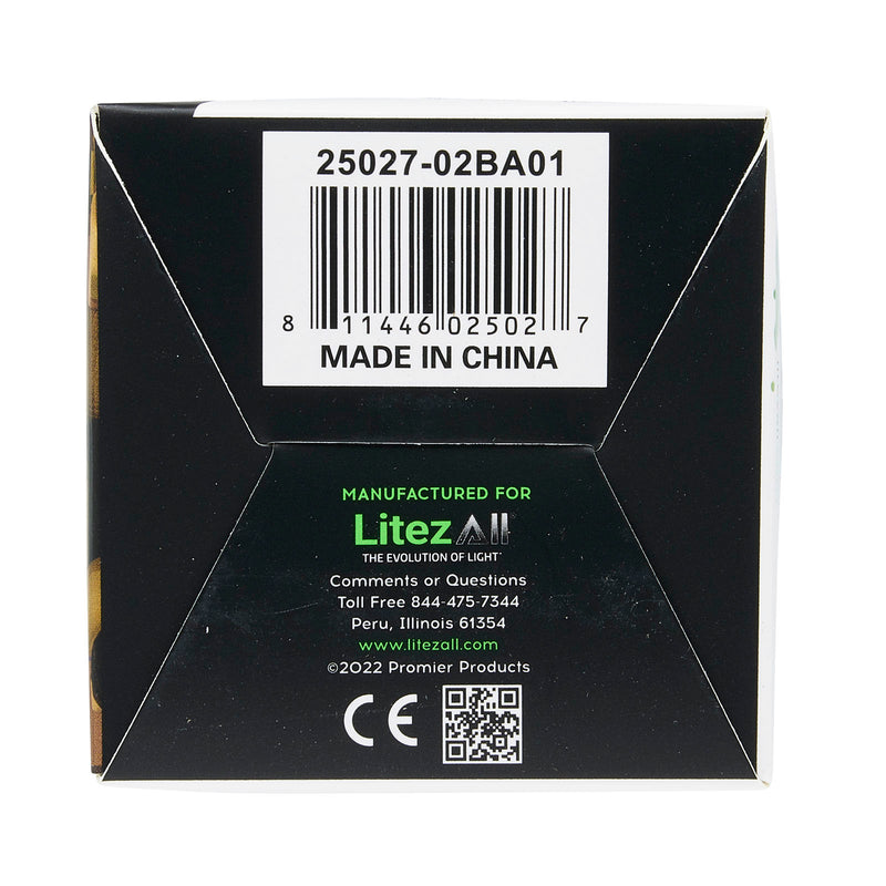 25027 - LA-RGBBULB-9/18 LitezAll LED Color Changing Light Bulb with Remote