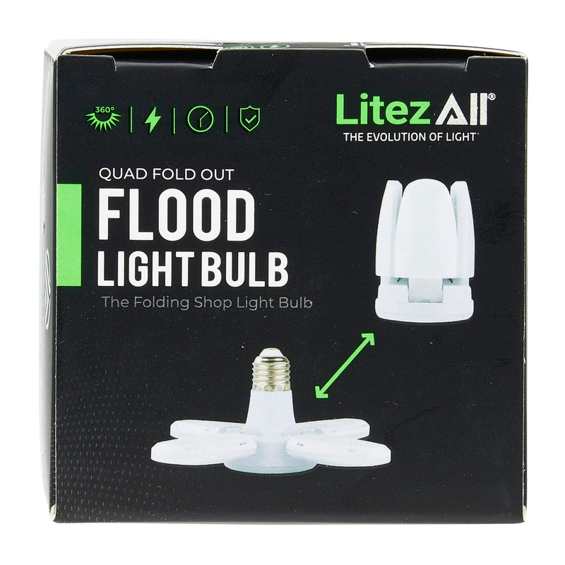 25041 - LA-5BULB-9/18 LitezAll A/C Powered 5 Bulb Folding Light