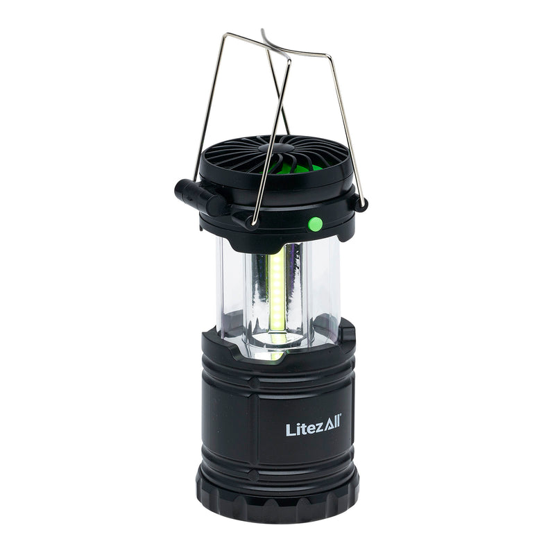 25287 - LA-POPFAN-4 LitezAll Pull Up Lantern with Built-In Fan