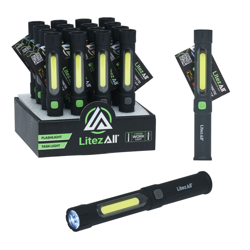 25508 - LitezAll 100 Lumen Task Light with Flashlight