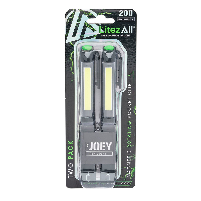25607 - LA-JOEYx2-12/24 LitezAll Joey LED Pen Light 2 Pack
