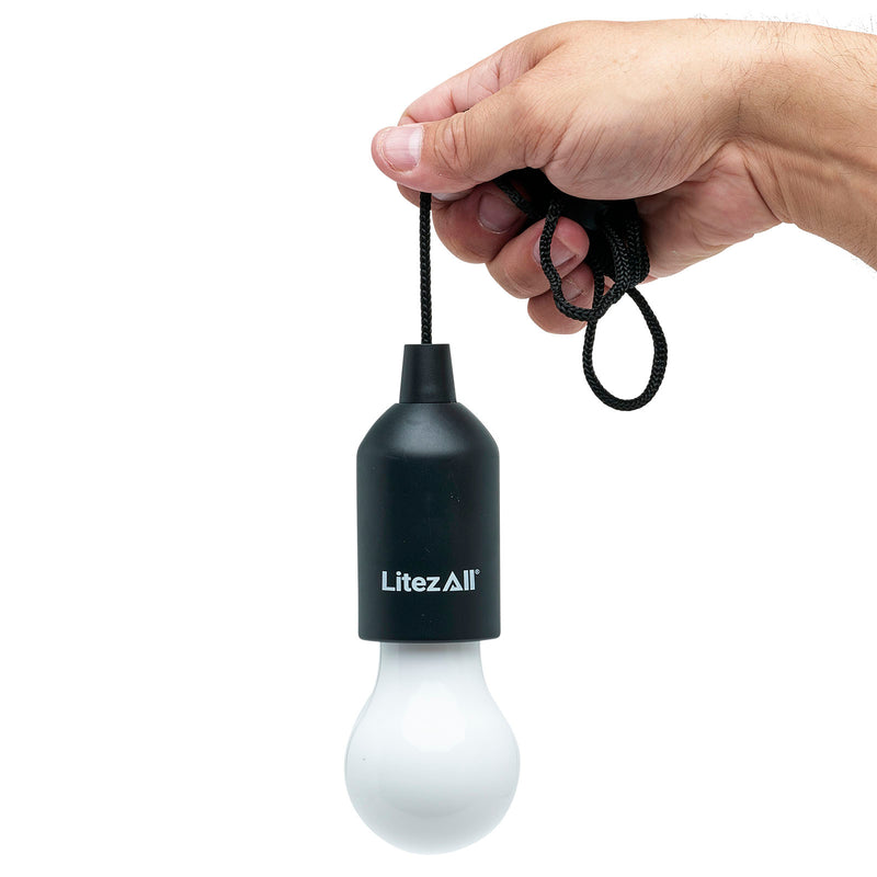 26086 - LA-PLBLB-4/8 LitezAll Pull String Battery Operated Light Bulb
