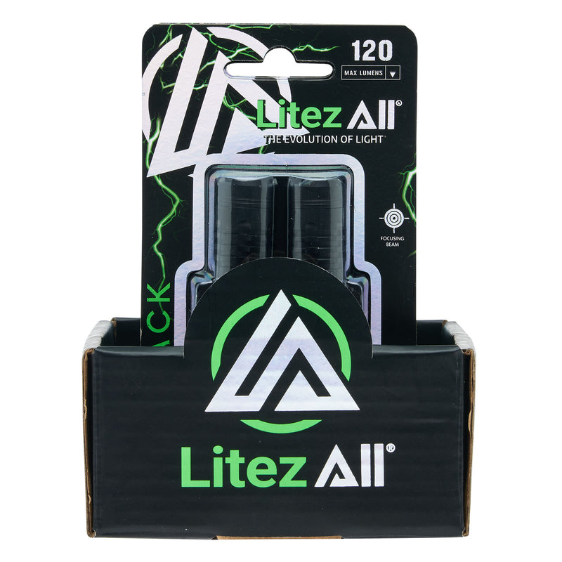 26253 - LA-120x2-6/24 LitezAll 120 Lumen Compact Tactical Flashlight 2 Pack