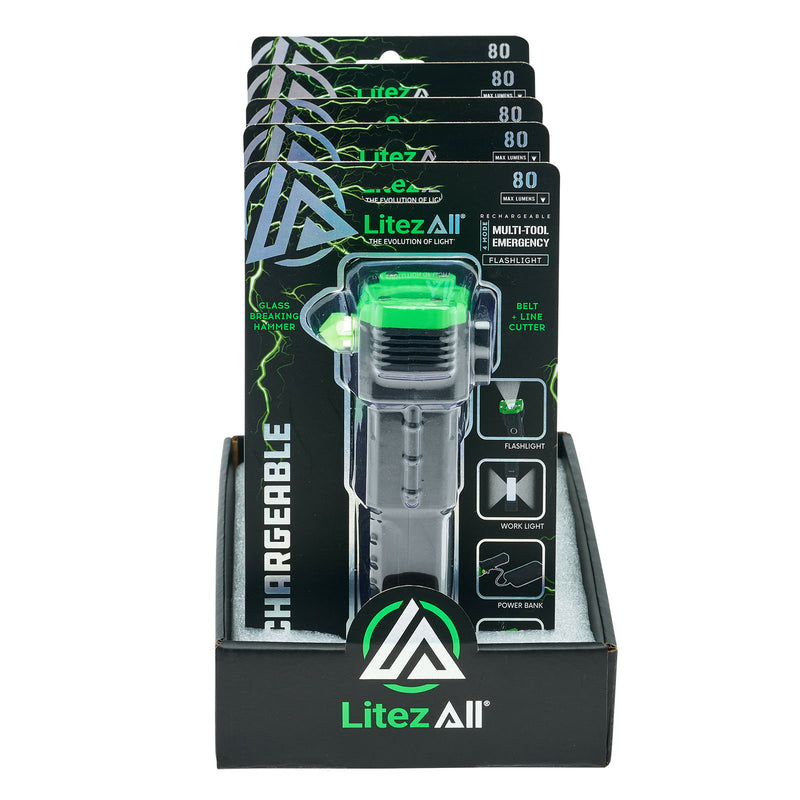 26420 - LA-EMRFL-5/20 LitezAll Rechargeable Emergency Work Light